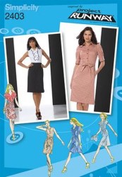 2403 DESIGN YR SS/SLVLSS SHIRT-DRESS BELT OR NOT PATTERN 12-20